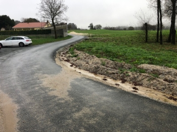 Inundación en campo de golf (A Coruña)