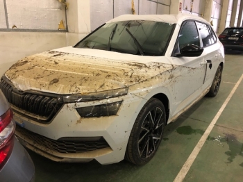 Inundación de concesionarios de automóviles (A Coruña)