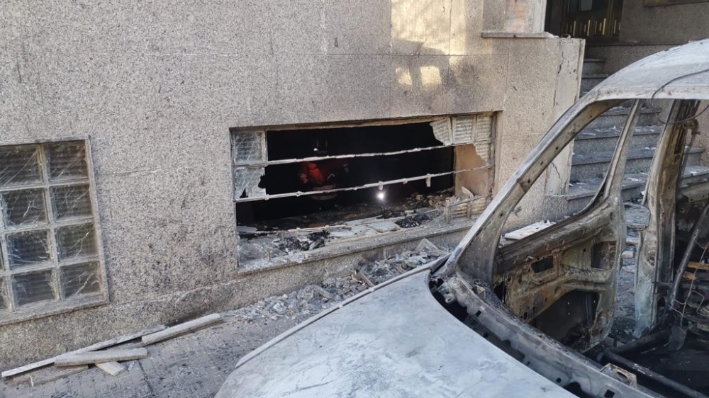 INCENDIO EN FERRETERíA - ALMACéN DE MATERIALES DE CONSTRUCCIóN 