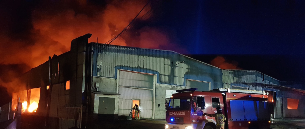 INVESTIGACIóN DE INCENDIO EN POLíGONO INDUSTRIAL 